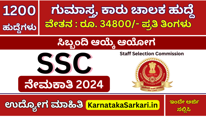 SSC Selection Post Phase 12 Notification 2024